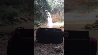 Aiwa exos 9 portable bluetooth speaker outdoor sound test video clip [upl. by Resay]