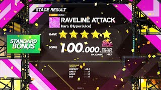 【DANCERUSH STARDOM】RAVELINE ATTACK  ふつう譜面 EXCELLENT 外部出力 [upl. by Roux]