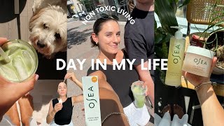 NON TOXIC RESET ROUTINE 🤍 LIVING A CLEAN NON TOXIC LIFESTYLE  non toxic skincare amp shower [upl. by Boyse958]