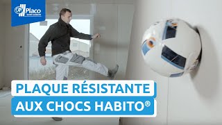 On teste la plaque de plâtre la plus résistante aux chocs  Habito® [upl. by Gertrud]