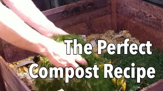 The Perfect Compost Recipe  How to Get Your Compost Heap Cooking [upl. by Bluma]