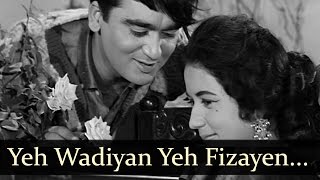 Aaj Aur Kal  Yeh Wadiyan Yeh Fizaayein  Mohd Rafi [upl. by Ahsenet184]