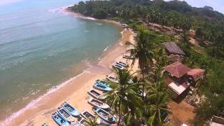 Arugam bay Surfing via Drone [upl. by Ardnekal]