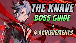 The Knave Boss Guide amp 4 Achievements  Genshin Impact Arlecchino Weekly Boss [upl. by Notyad]