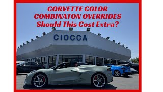 C8 Corvette Color Combination Overrides  Should This Cost Extra Which is Your Favorite [upl. by Ahsinot]