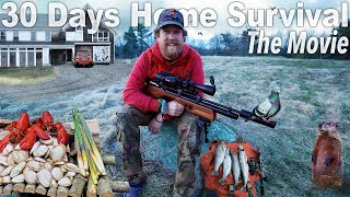 30 Day Survival Challenge At Home The MOVIE  Catch and Cook Challenge [upl. by Steen138]