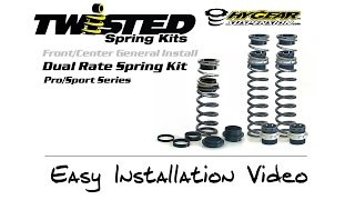 Hygear  Dual Rate Spring Kit Installation ProSport Series [upl. by Leahcimnaes]