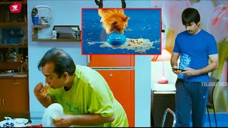 Ravi Teja And Brahmanandam Funny Food Eating Comedy Scene  TeluguVideoZ [upl. by Armillda]