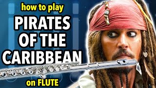 How to play the Pirates of the Caribbean Theme on Flute  Flutorials [upl. by Hannahc443]