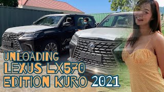 UNLOADING LEXUS LX 570 BLACK EDITION KURO 2021 [upl. by Ynwat621]