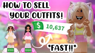 SELL OUTFITS 10X FASTER ON ADOPT ME WITH THESE TIPS🐯⭐️adoptmeroblox preppyadoptme preppyroblox [upl. by Brunn]