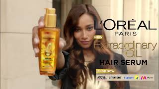 LOréal Paris Extraordinary Oil Serum  For shiny and softer hair all day long [upl. by Ives357]