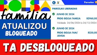 ✅ ATUALIZOU APP BOLSA FAMÍLIA QUEM TAVA BLOQUEADO TA DESBLOQUEADO EM JULHO [upl. by Cull146]