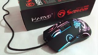 REVIEW  Mouse Marvo Scorpion M209 [upl. by Esenej]