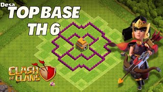 Best TH6 Base Layouts for Defense in Clash of Clans [upl. by Eanehs333]