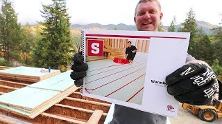 Building a House Start to Finish Radiant Floor Heating Installation Ep 1 [upl. by Dorita257]