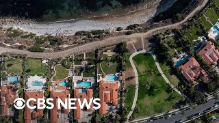 Landslide crisis threatening hundreds of homes in Rancho Palos Verdes California [upl. by Netnert627]