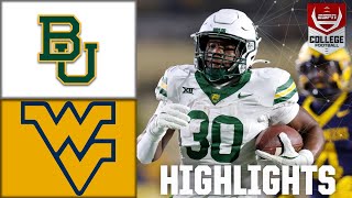 Baylor Bears vs West Virginia Mountaineers  Full Game Highlights  ESPN College Football [upl. by Noll]