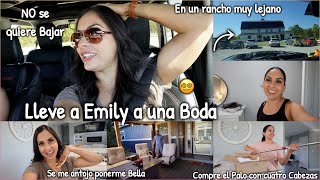 Lleve a Emily a una BODA👰🏻‍♀️Super Lejos😵‍💫 No me Invitaron  Nuevos Trapeadores🙌🏽 ♡IsabelVlogs [upl. by Wolfson]