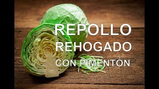 Repollo rehogado con pimentón [upl. by Hamirak]