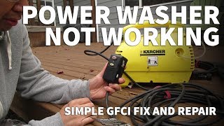 Pressure Washer Repair with Oaonan GFCI Plug – Electric Pressure Washer Not Working [upl. by Llehsim956]