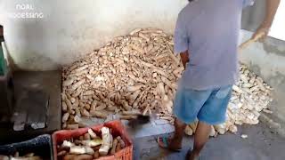 PAANO GUMAWA NG CASSAVA FLOUR Manual Method [upl. by Asselam]