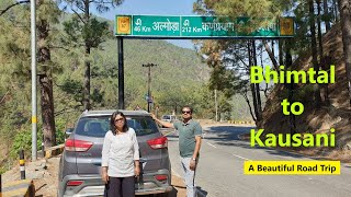 Bhimtal to Kausani via Almora  A beautiful road trip in Kumaon region  Roving Family [upl. by Eydnarb]