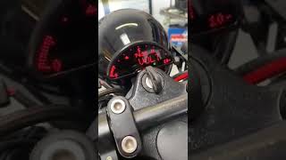 motogadget motoscope pro start up amp scroll through dash settings [upl. by Yrellav]