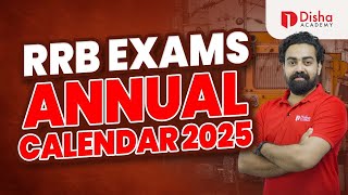 RRB EXAM CALENDAR 2025 RELEASED Annual Exams for Railway Official Update NTPC Group D JE ALP [upl. by Nurav]