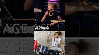 Toxicity  10 year old VS 13 year old Nandi Bushell  System of a Down  Drumeo drums drummer [upl. by Aidnyc]