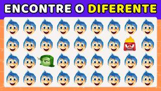 💥25 DESAFIOS INCRIVÉIS 🕵️‍♂️EDIÇÃO Divertida MenteInside Out 🎬 Encontre o EMOJI Diferente👀 QUIZ [upl. by Keel662]