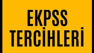 EKPSS TERCİHLERİ  EKPSS ATAMA ETKİNLİK  EKPSS TERCİHLERİ BEKLENİYOR [upl. by Eduj124]