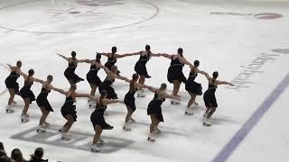 MIDWESTERN SYNCHRONIZED CHAMPIONSHIPS  Rockford IL  St Louis Synergy Adult Jan 2023 [upl. by Cilegna786]