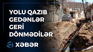 Qaz xətti çəkmək üçün sakinləri YOLSUZ QOYDULAR [upl. by Obie]