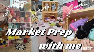 Market Prep Week🧶 Small Business Vlog [upl. by Helbonnas583]