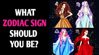 WHAT ZODIAC SIGN SHOULD YOU BE Magic Quiz  Pick One Personality Test [upl. by Guinn]