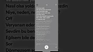 Simge  Yankı  Speedup  Lyrics  spotify keşfet tiktok speedup [upl. by Blisse]