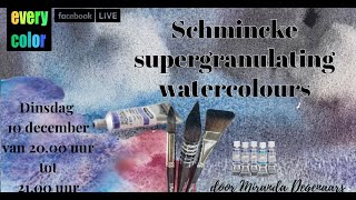 Schmincke supergranulating watercolors [upl. by Hgiellek710]