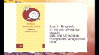 Buchtipp ICH BIN SO KNALLVERGNÜGT ERWACHT von Joachim Ringelnatz [upl. by Borer]