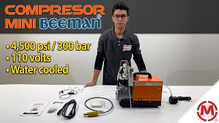 COMPRESOR DE AIRE PCP 4500PSI  300BAR BEEMAN [upl. by Cecily]