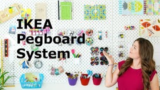 IKEA SKÅDIS Pegboard Setup  Sea Lemon [upl. by Tingley]