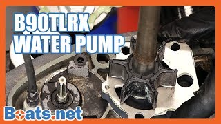 Yamaha 90 Water Pump Replacement  Yamaha B90TLRX  Boatsnet [upl. by Rebmak]