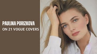 Paulina Porizkova On 21 VOGUE Covers [upl. by Aber]