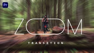 How to make Zoom Transitions in Premiere Pro [upl. by Adeirf]