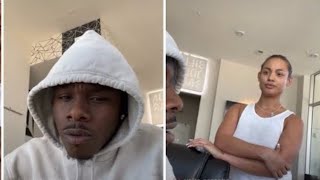 FlashBack DaBaby Calls Cops On DaniLeigh After Arguing On IG Live [upl. by Vastah]