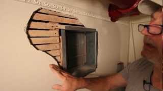 Restoring Original Plaster  how to repair lath and broken plaster [upl. by Lanos]