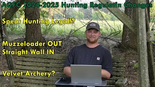 AGFC 2024 Hunting Regulation Changes  Spear Hunting  Strait Walled Cartridge  Velvet Archery [upl. by Bernice]