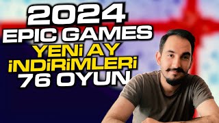 EPİC YENİ AY TAKVİMİ İNDİRİMLERİ 76 OYUN ÖNERİSİ [upl. by Candie681]