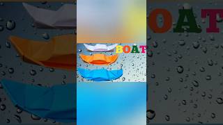 BOAT CRAFT shortsfeed diy artandcraft shortsvideo craft art experiment shorts ytshorts yt [upl. by Tnerual726]