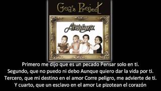 Aventura  Angelito lyric  letra [upl. by Ecienal]